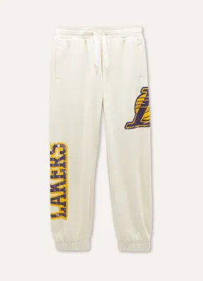 Joggers Los Angeles Lakers in puro cotone ragazzo