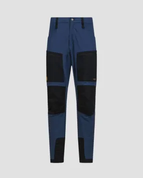 Niebiesko-granatowe spodnie trekkingowe męskie Fjallraven Keb Agile Trousers M f86411-534-555