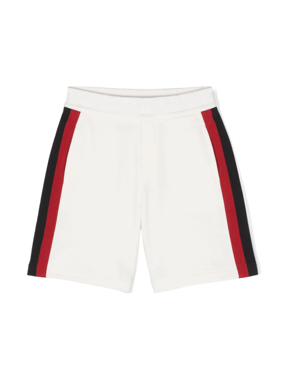 Shorts con dettaglio a righe