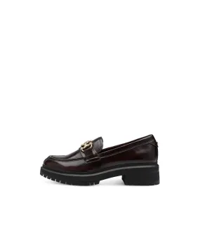 Tamaris mocassino spazzolato bordeaux 24708